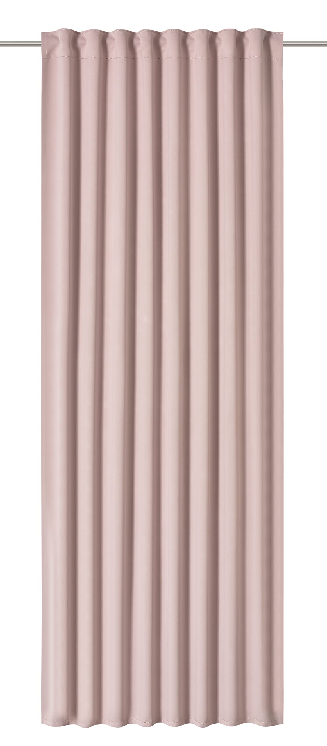 Elbersdrucke Midnight 14 - Tenda in poliestere con passanti nascosti, 255 x 140 cm, colore: Rosa
