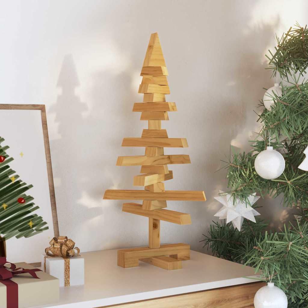 Árbol de Navidad de Madera de Pino Maciza