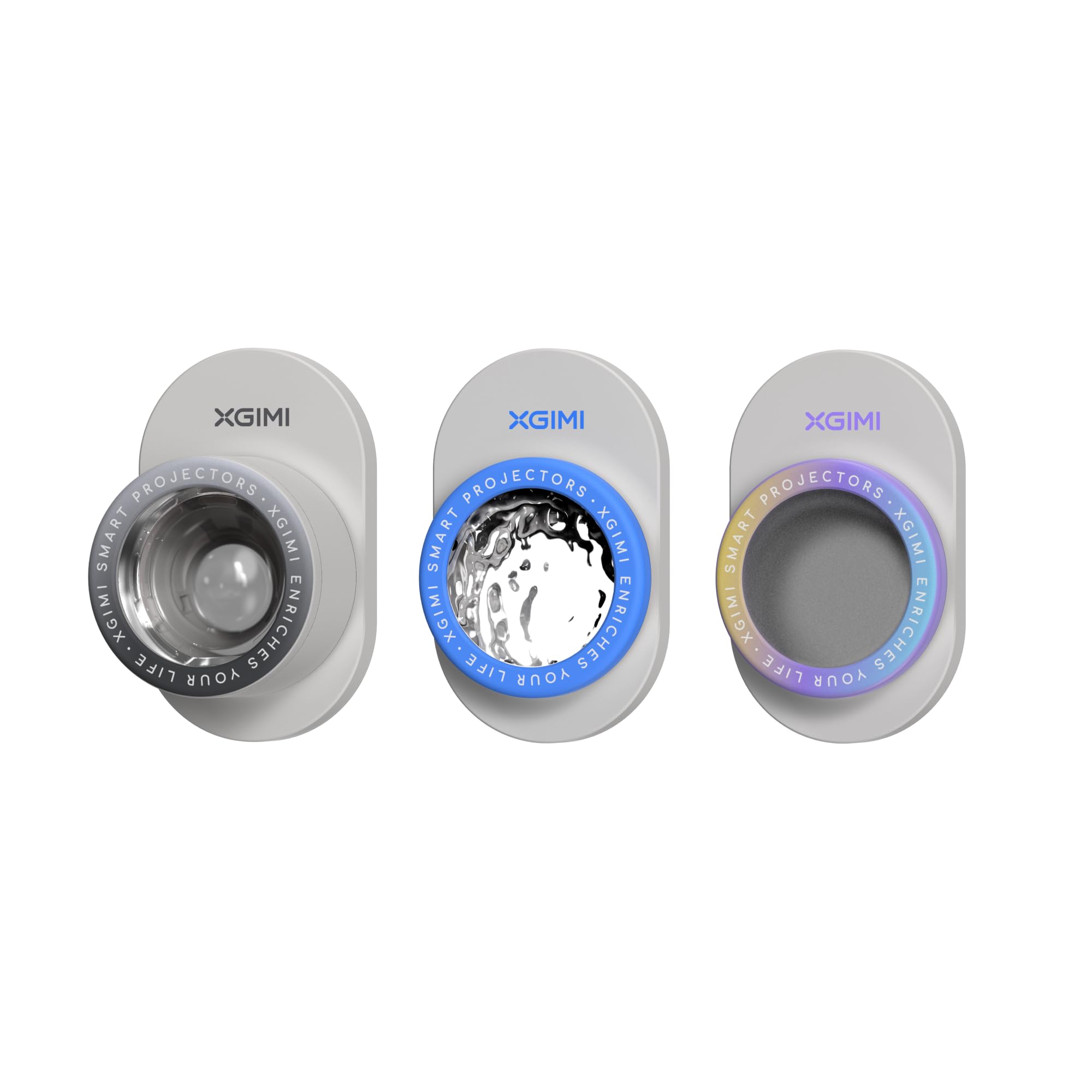 XGIMI Magnetische KreativFilter (3er-Pack), Lunar/Ripple/Dreamscape-Filter,Projektor-Objektivzubehör, speziell für den MoGo 4 Seires konzipiert,Ideal for Photos,Selfies and Living Room Decoration
