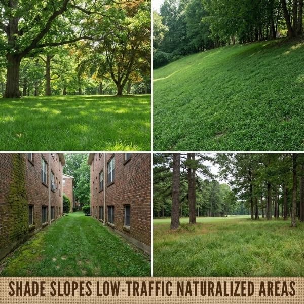 Old Cobblers Farm™ Wicked Tuff Turf Creeping Red Fescue (Grasses) - Fine-Textured Grass Seed for Cool Season Lawns, Parks & Landscapes (5 lbs | 10 lbs | 15 lbs | 20 lbs) (20lbs)