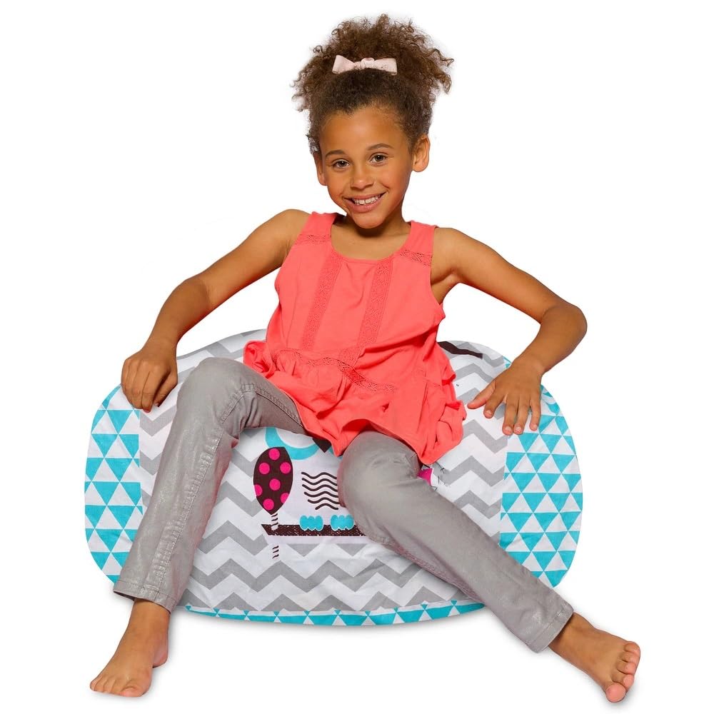 Stylish Medium Bean Bag Chair for Kids Teens Adults Toddlers with Removeable Washable Cover 27