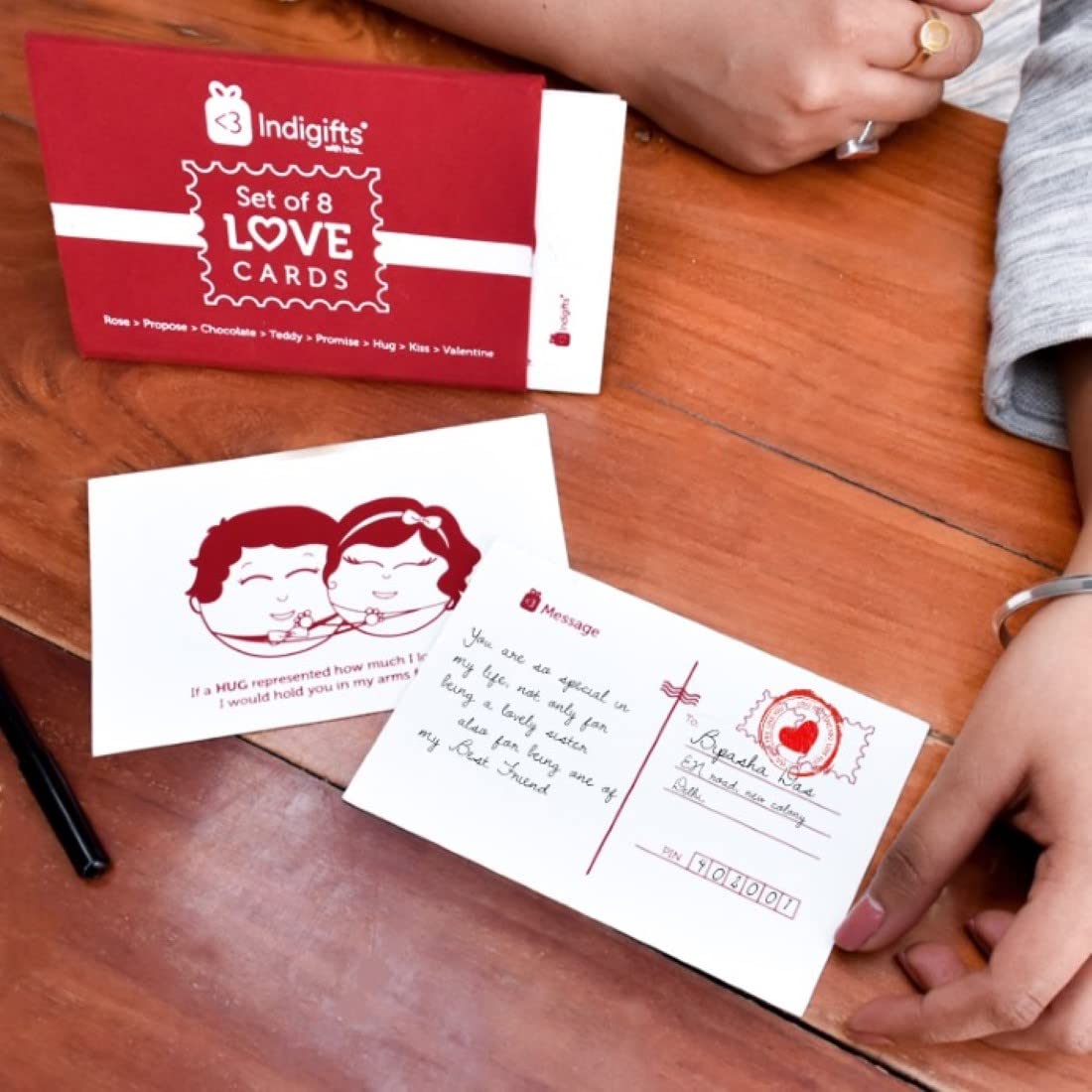 Love Note Postcards Book - 30 Retro Pun Cards For Valentine's Day & Romantic Gifts