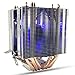 DyNamic 6 Tuyaux De Chauffage Bleu LED CPU Ventilateur Refroidisseur Dissipateur De Chaleur pour Intel Lag 1155 1156 AMD Socket Am3/Am2