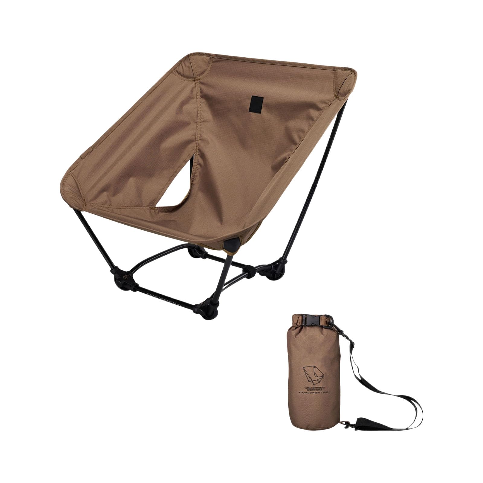 Chaise de lune pliable peu encombrante pour voyage et bivouac