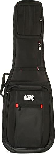 Miniatura 2 de Gator Cases Pro-Go Ultimate - Bolsa doble para guitarra, capacidad para 2 bajo (G-PG BASS 2X), color negro