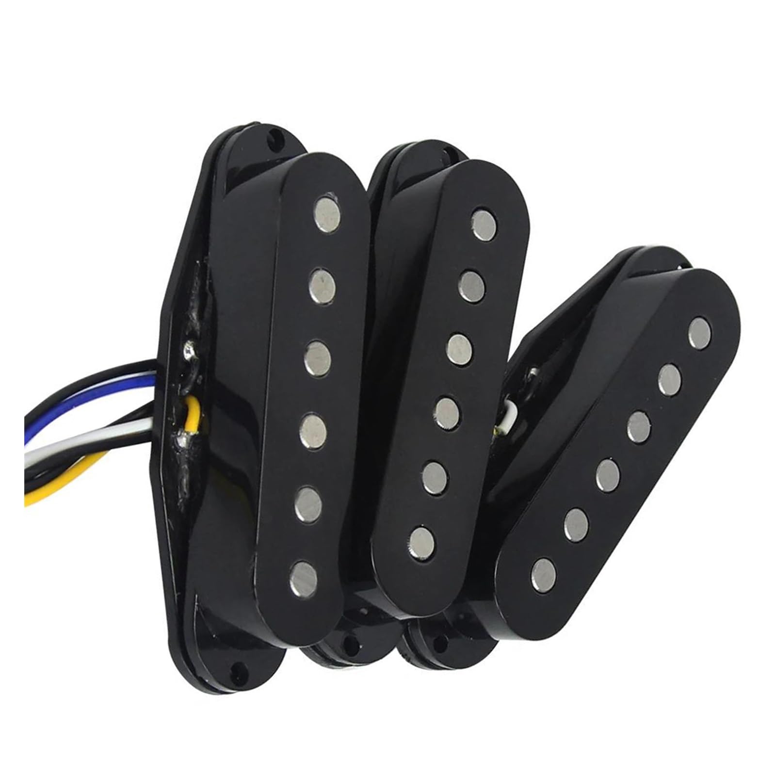 3 Platten Retro Alnico 5 Single Coil Tonabnehmer Bk 50/52 Mm Für E Gitarren