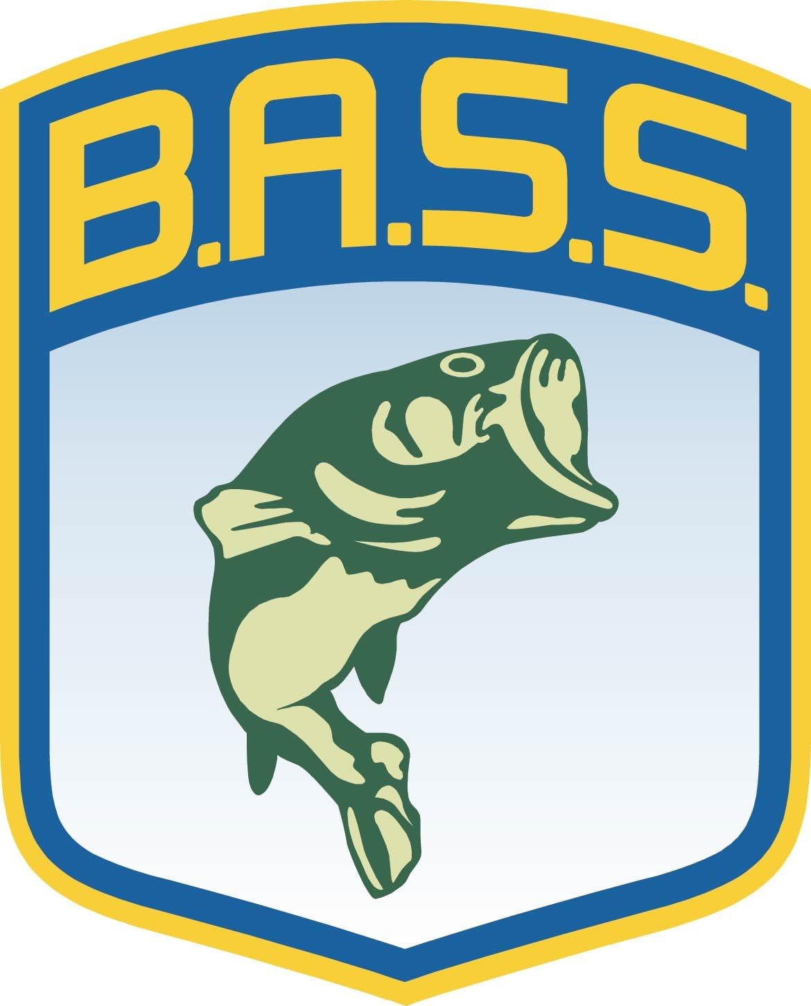 Bass B.A.S.S. Fish Fishing 4" x 5" Vinyl Sticker Decal Color…