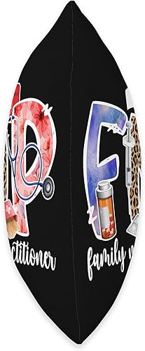 Miniatura 2 de FNP Family Nurse Practitioners FNP Appreciation Family Nurse Practitioner - Almohada de 18 x 18 pulgadas, multicolor