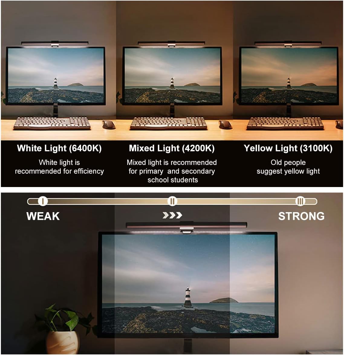 Monitor lámpa felszerelés és méretezés