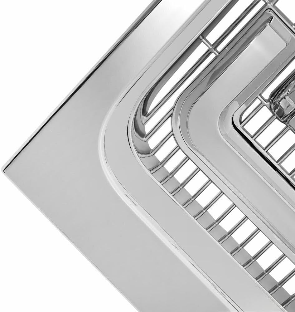 Front Bumper Grille Upper Grill Assembly Chrome Fit for F0RD F-15O 2009-2014 DL3Z-8200-DA