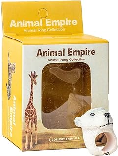 مجموعة خواتم بتصميم على شكل دب من مجموعة انيمال امباير، موديل 142