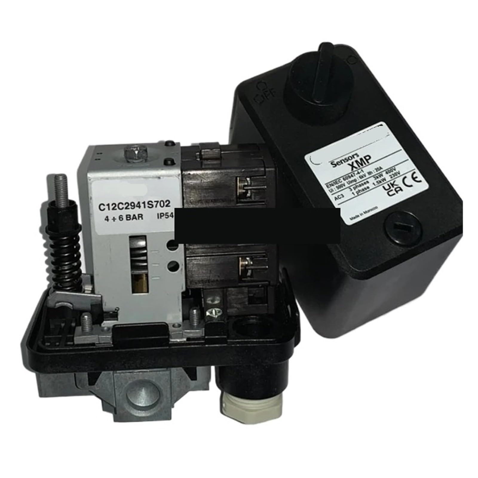 Pressostat XMPA12B2242 à double seuil réglable pour surpresseur