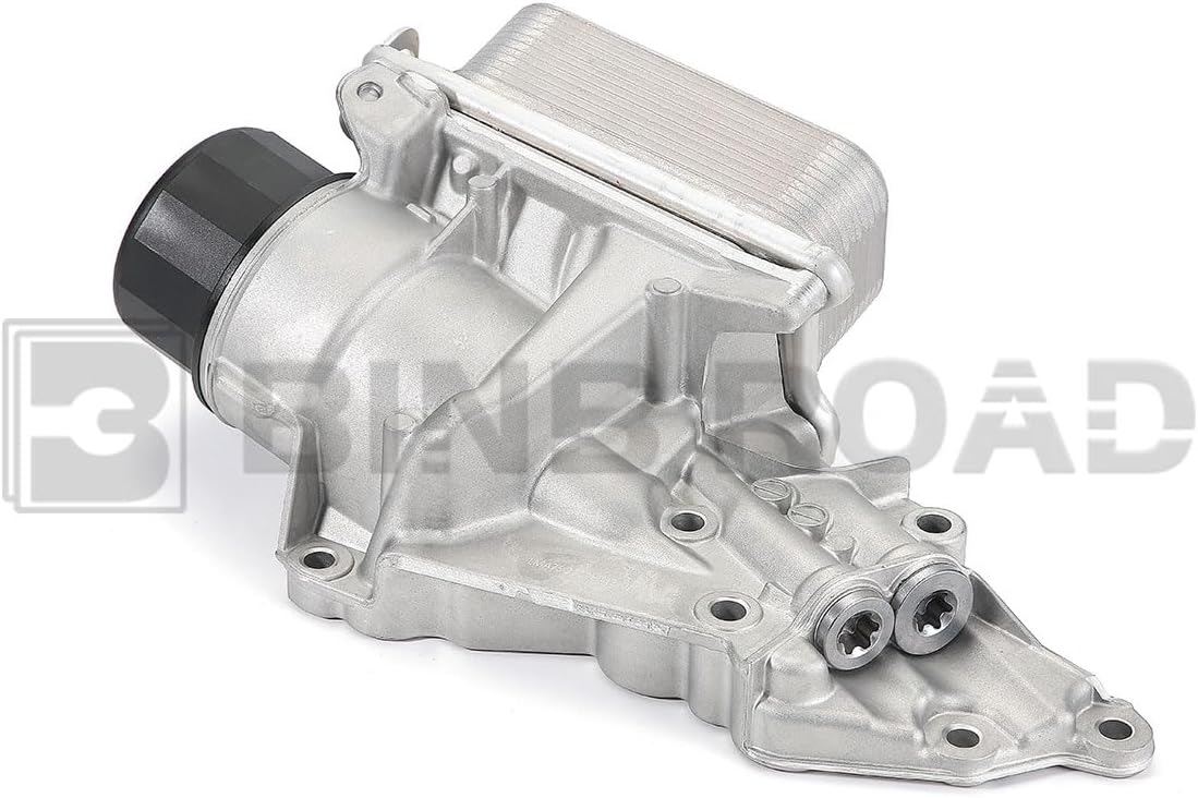 Oil Filter Cooler Housing 2721800510 Compatible with Mercedes-Benz C300 C350 CLK350 E350 GLK350 SLK280 SLK300 SLK350