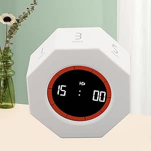 Amazon.com: Pomodoro Timer, Hexagon Flip Timer, Desk Productivity Cube ...
