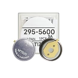 PFHL 295-5600 Battery, High Capacity MT920 Rechargeable Battery for Citizen Watch Capacitor 295-56, fit Eco Drive C650 E810 E811 7821 B620 295-5600 Rechargeable Batteries Capacitor