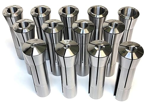 Miniatura 46 de HHIP 3900-0010 Juego de pinzas R8 de 7 piezas, 1/8-3/4" x 8ths Plus 3/16