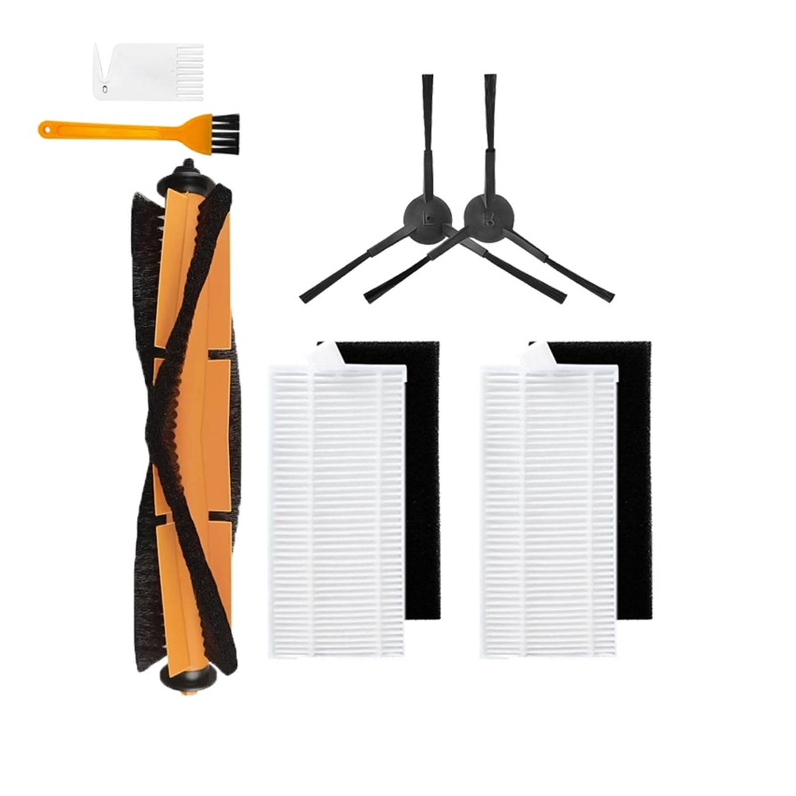 Kicici Compatible With Xiaomi Lydsto G2 Robot Vacuum Cleaner Spare Parts Hepa Filter Dust Bags Mop Cloth Rags Main Brush Side Brush Accessories(Set9)
