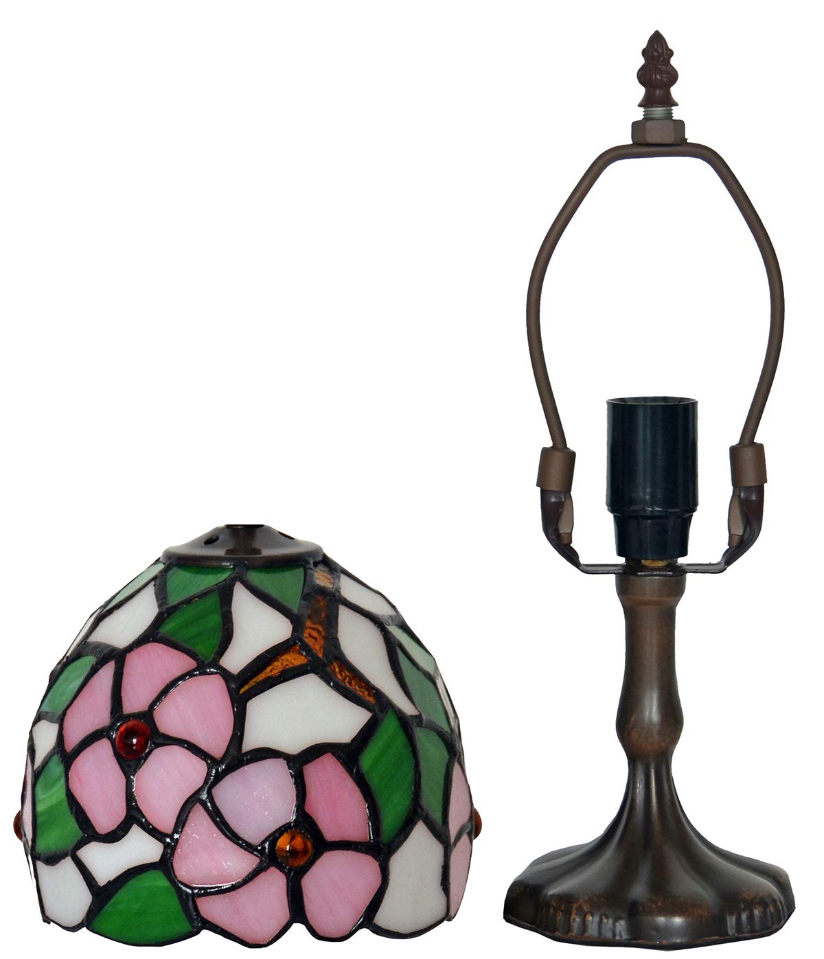 Amazon.co.jp : ティファニー ミニ テーブル ランプ アクセント