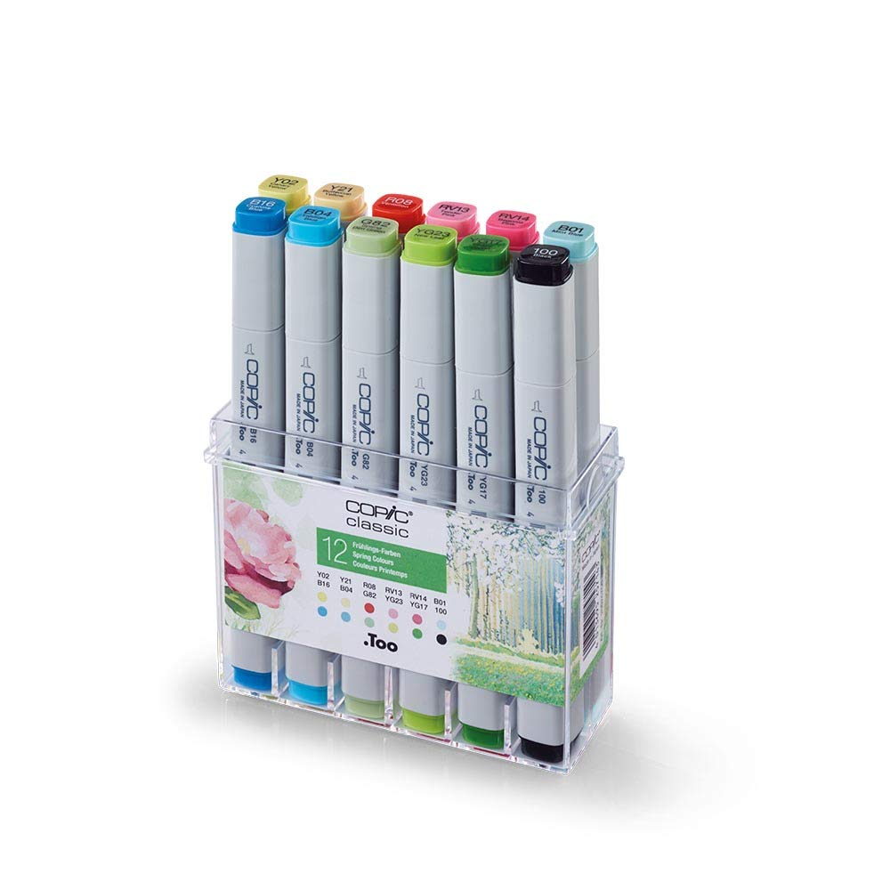 Marker 12Pc - Spring Colors