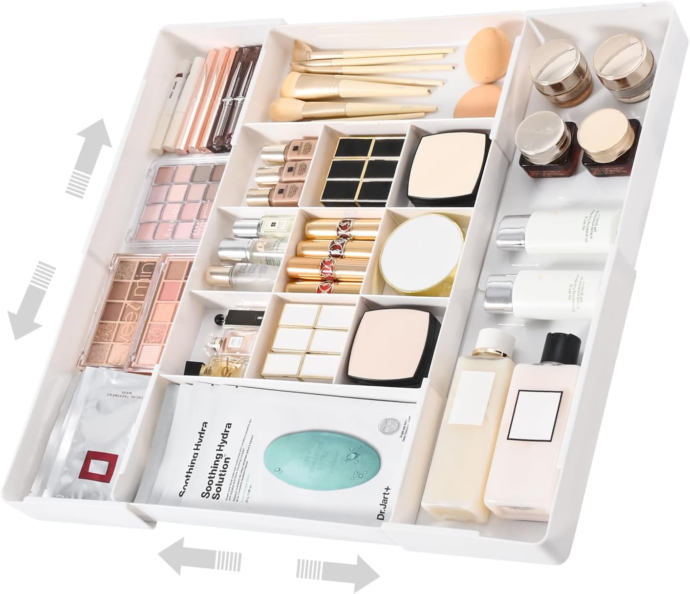 MIUOPUR Expandable Drawer Organizer: Versatile Kitchen & Bathroom Storage