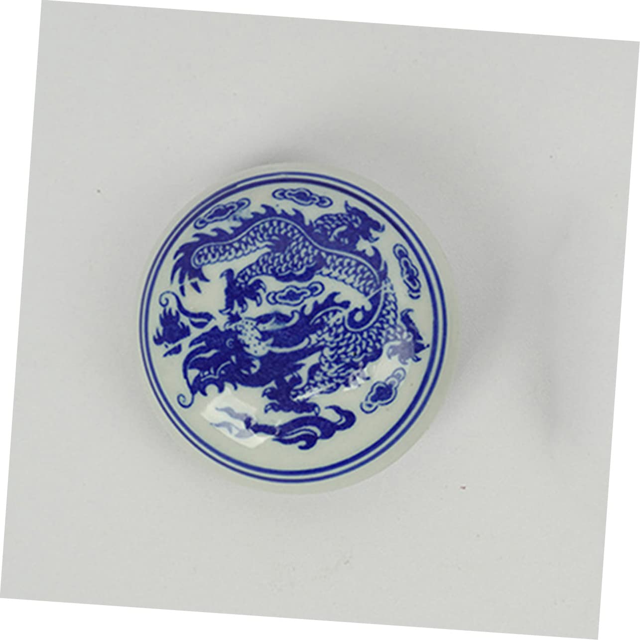 Operitacx Tampone Inchiostro Calligrafia Stile Cinese 5pezzi Ceramico | DIY e Handicraft, Alta Cromaticità, Confezione da 5 Pezzi, Finitura Uniforme