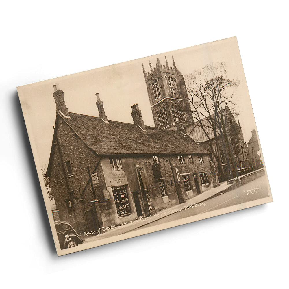 A4 PRINT - Vintage Leicestershire - Anne Of Cleves Cafe, Melton Mowbray