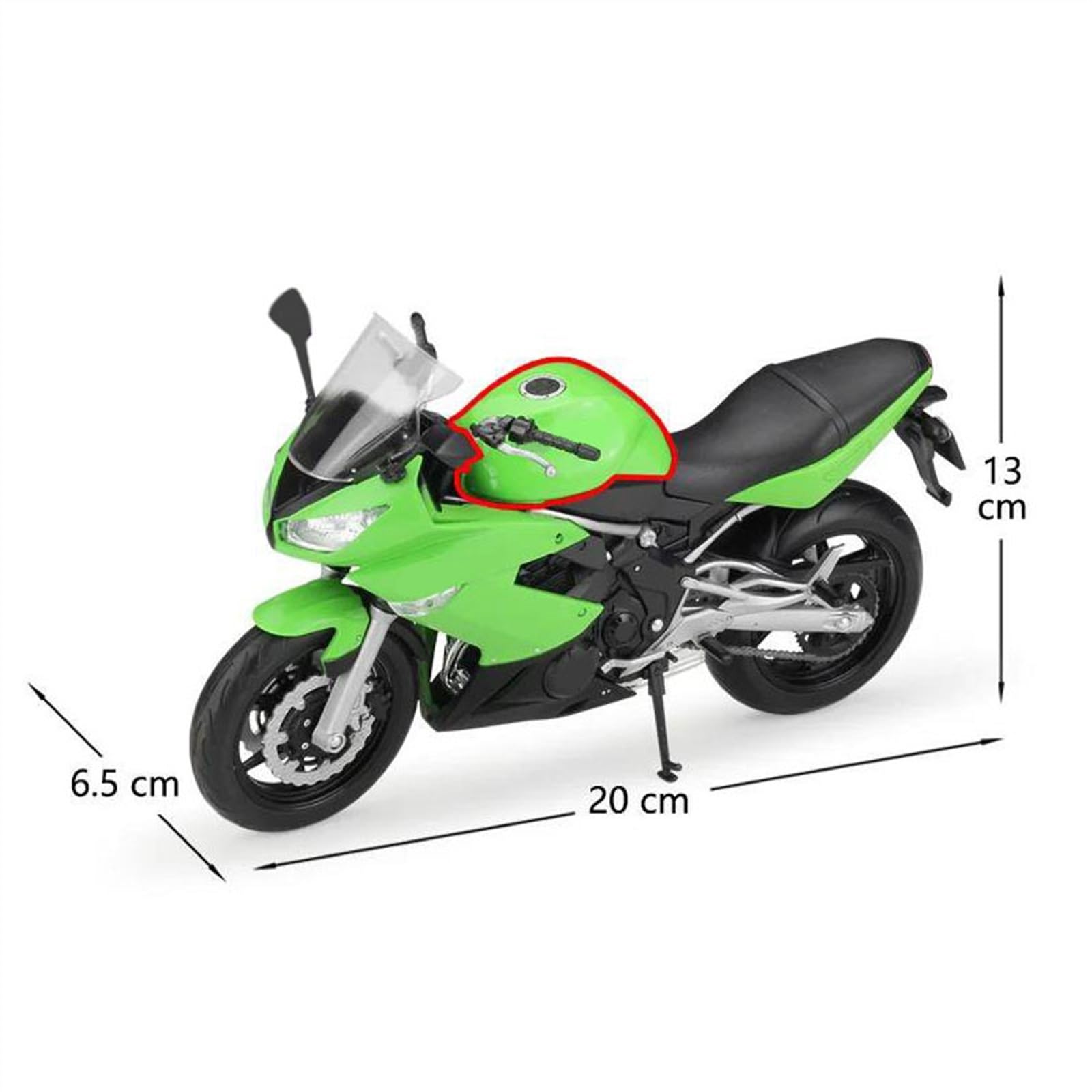 Amazon.com: Collection for Kawasaki Ninja 650 R 1:10 Die-cast