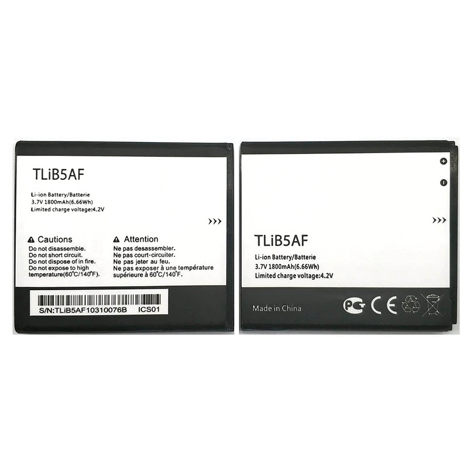 ELLENNE BATTERIA PER ALCATEL OT-997 MODEM TLIB5AF 5035D C5 POP 1800MAH | BATTERIA PER ALCATEL OT-997 MODEM TLIB5AF 5035D C5 POP 1800MAH