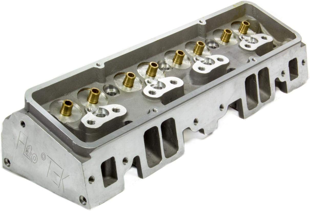 Flotek Cylinder Head, Bare, 2.020/1.600 in Valves, 180 cc Intake, 64 cc Chamber, Angle Plug, Aluminum, Small Block Chevy, Each (101-500)