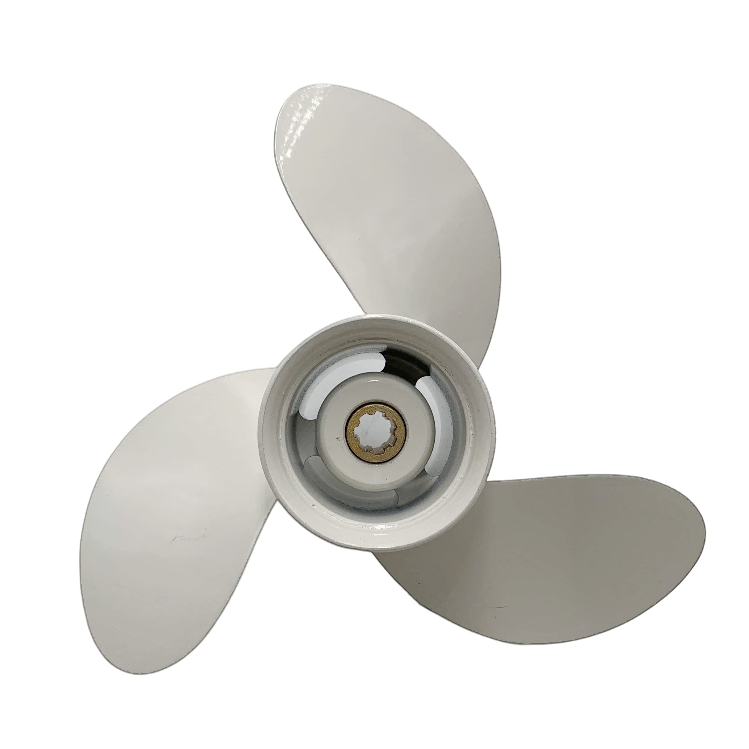 Barca Elica 8 1/2x7 1/2 per Yamaha Fuoribordo 6-8HP Alluminio 7 Denti OEM NO: 6G1-45943-00-EL 8.5x7.5