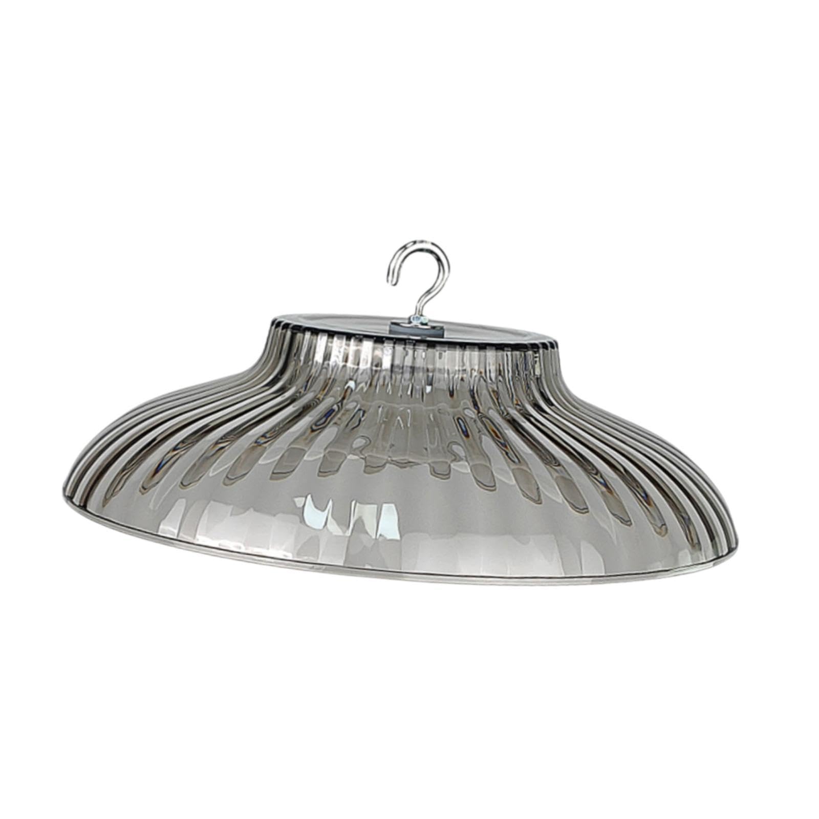 Couverture de Protection des Mangeoires à Oiseaux, Protection Contre Les intempéries pour Pluie Neige, pour Jardin, Patio, Mangeoires pour Les Oiseaux Suspendus, Gris