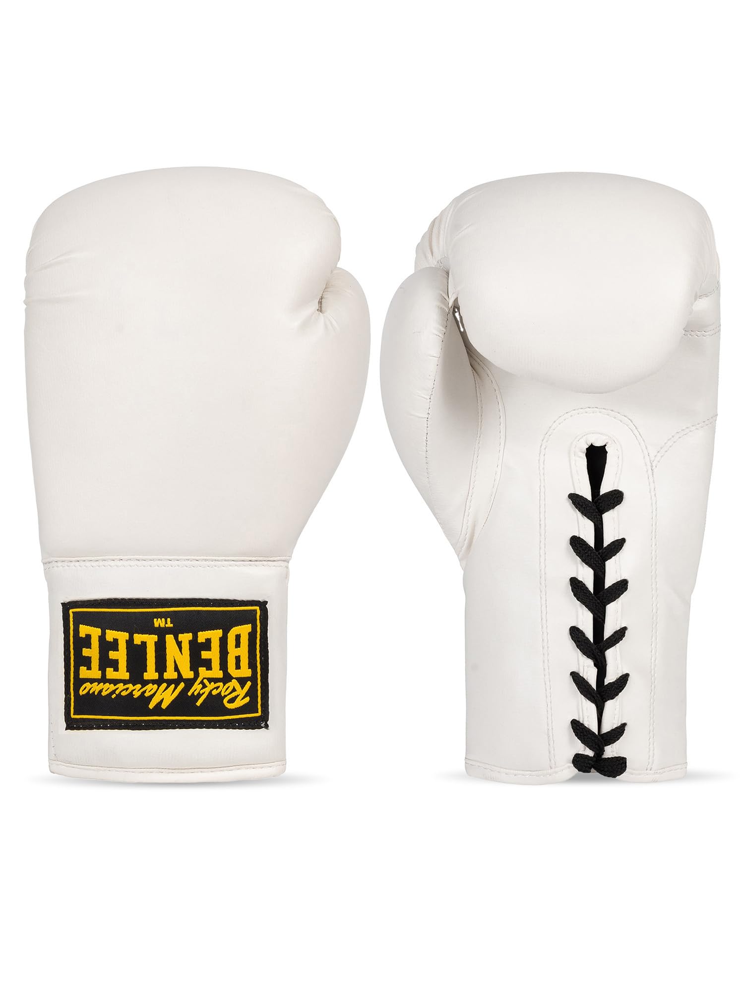 BenLee Boxing Gloves Faux Leather Autograph Gloves, Colore:White, Taglia:One Size