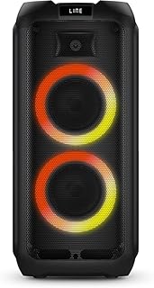 Philips caixa de som bluetooth party speaker com luzes led