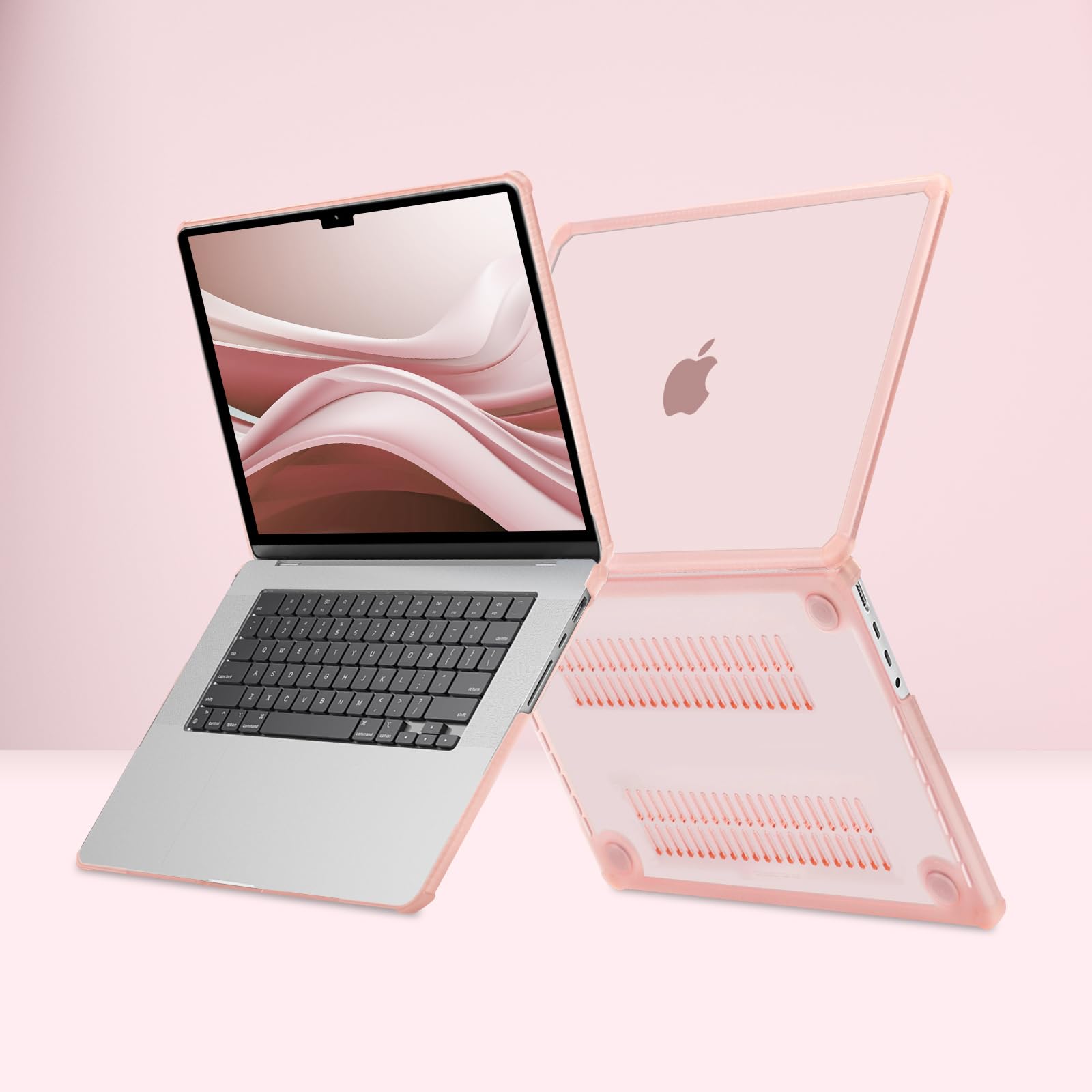 MOSISO Kompatybilny z MacBook Pro 16 cali, M4, M3, M2, M1, 2025, 2024, 2023, 2022, 2021, A3403, A3186, A2991, A2780, A2485, wytrzymałe etui zapobiegające pękaniu osłona TPU i osłona klawiatury i folia
