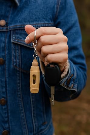 Zuluf 3.1 Large Olive Wood Jesus Keychain Oil Vial Christian Keychain for Men Catholic Templar Religious Gift from Holy Land Bethlehem Llaveros para Hombres Cristianos