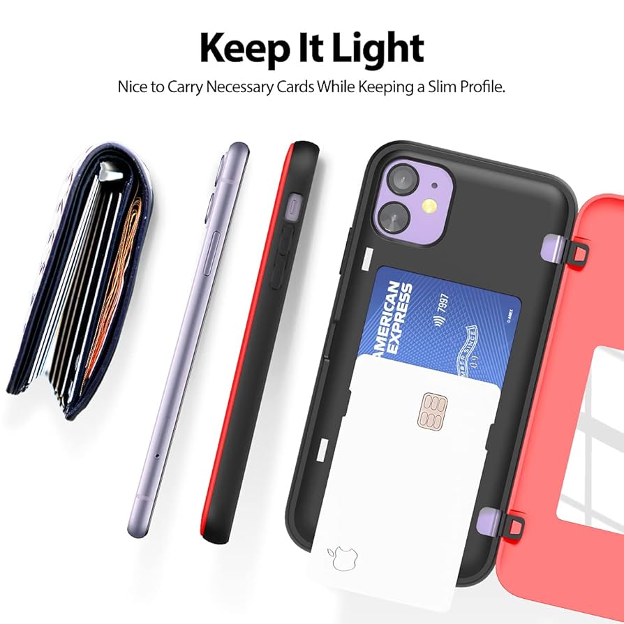 Amazon.co.jp: Goospery iPhone 11 ケース 背面 カード 収納