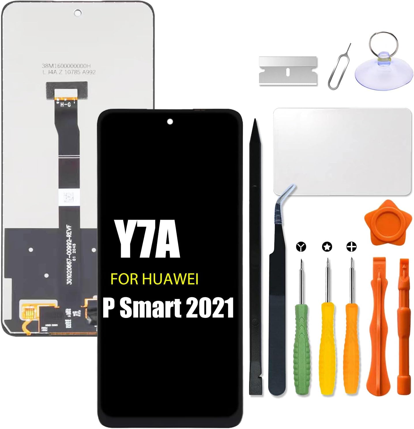 Replacement for Huawei Y7A LCD Screen P smart 2021 for Huawei Enjoy 20 SE PPA-LX1 PPA-LX2 PPA-LX3 PPA-AL20 LCD Touch Screen Display Panel Digitizer Assembly with Repair kit