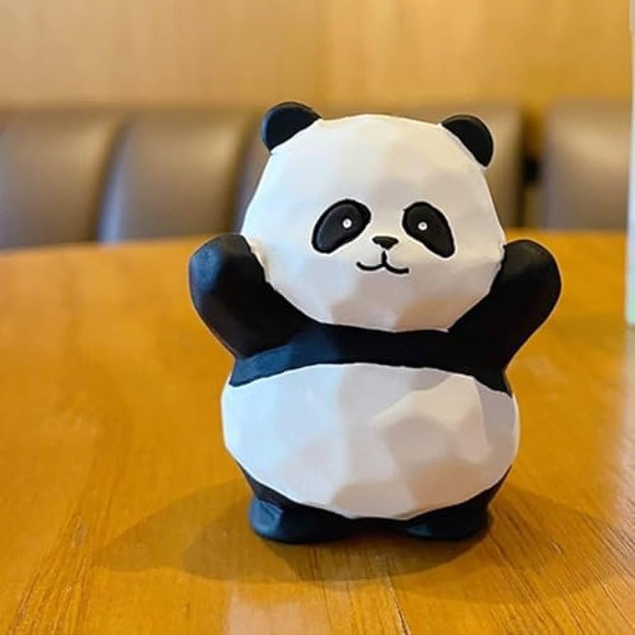 ことり　可愛いアンティークパンダ パンダ 置物 庭 ガーデニング 飾り物 オブジェ オーナメント