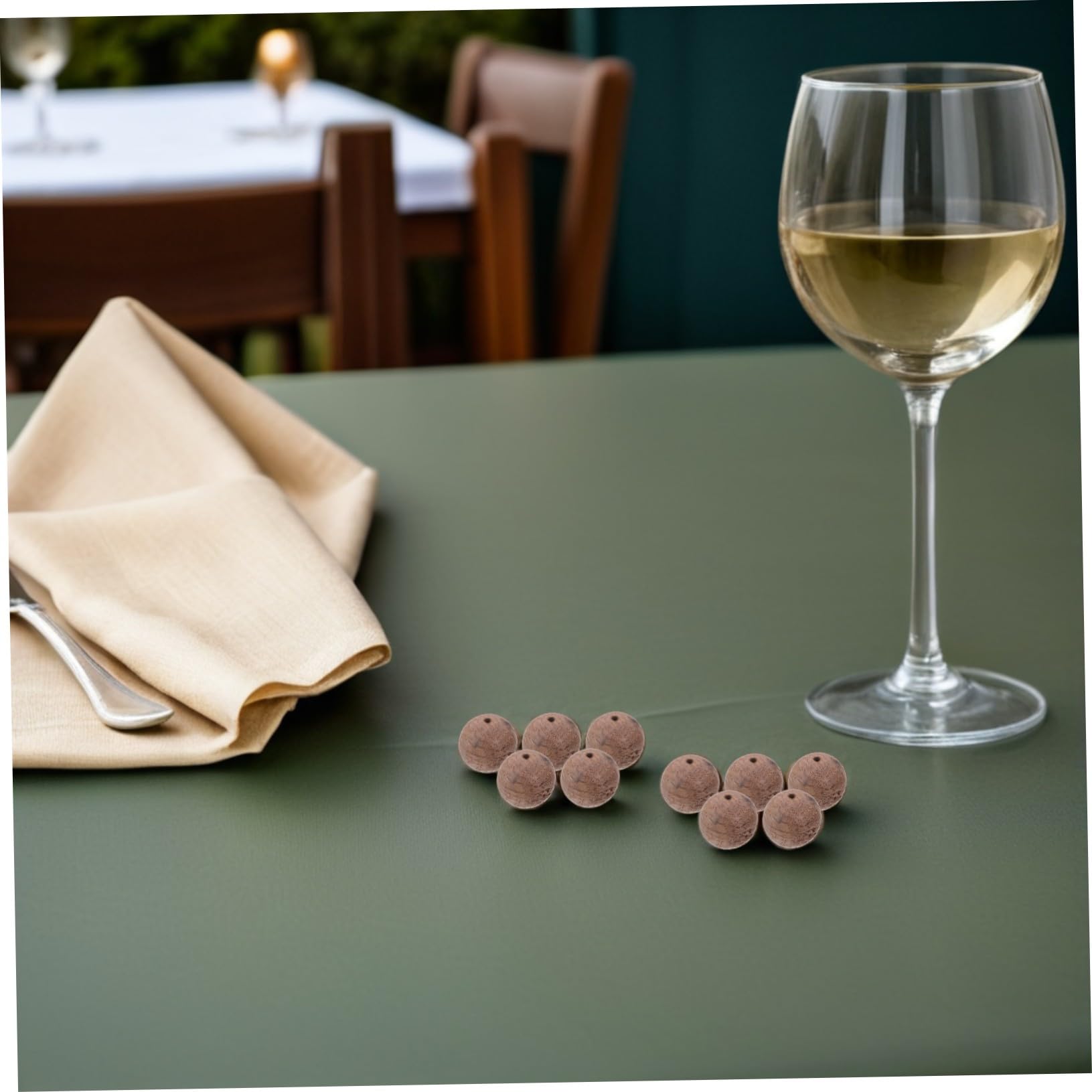 Toyvian Perle di Legno di Quercia Tostate Pesanti 1 Sacchetto per Aromatizzare e Migliorare Whisky e Vini in Infusione per Produzione Domestica di Distillati