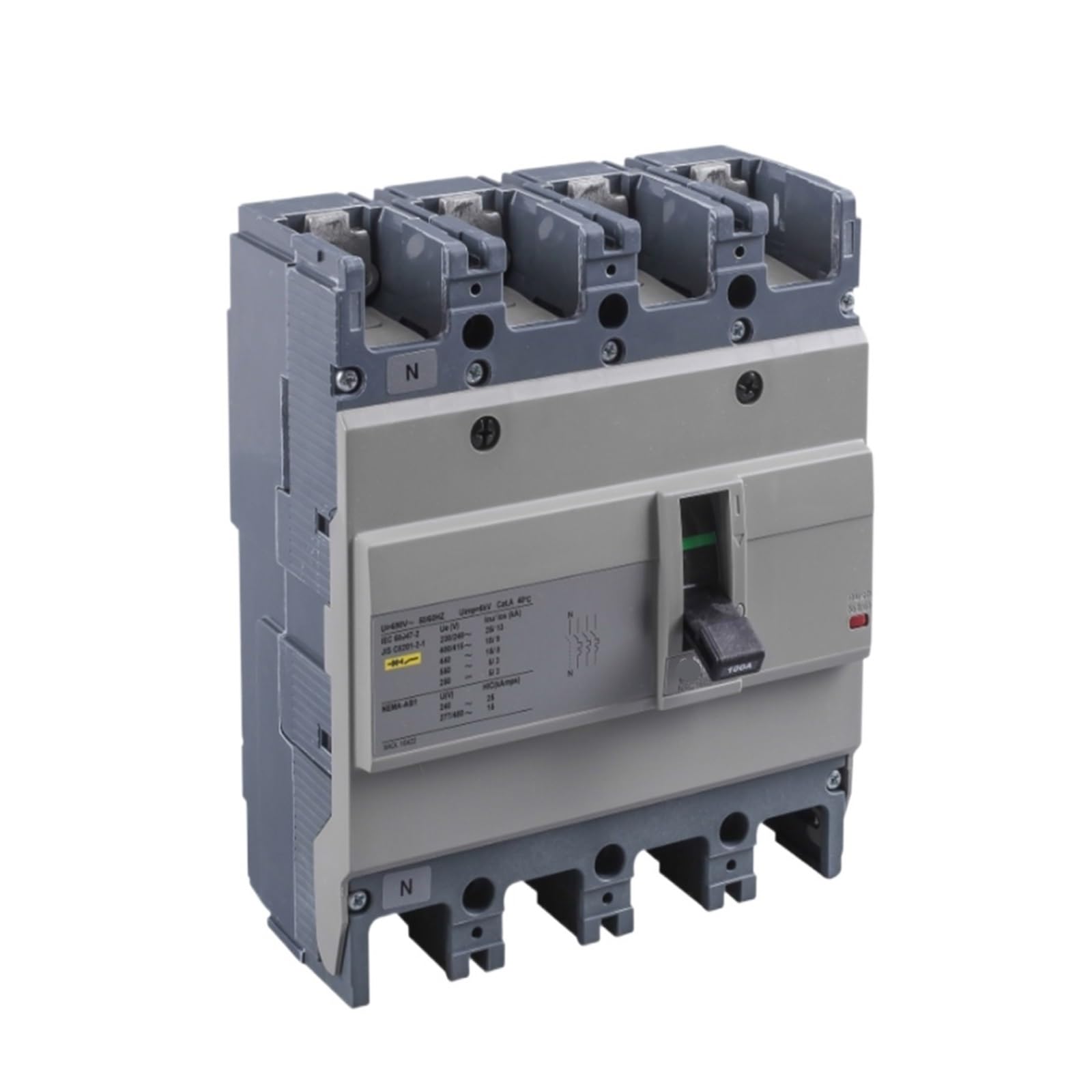 Disjoncteur NSC160S tétrapolaire boîtier moulé 4P protection TGBT
