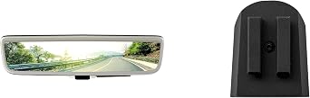 Audiovox GENFDM3LN Rear View Mirror with Auto-Dimming, Display Mode, and Back Up Camera Mode with Advent GENMM4 Gentex Sprinter Van Rear View Mirror Mount