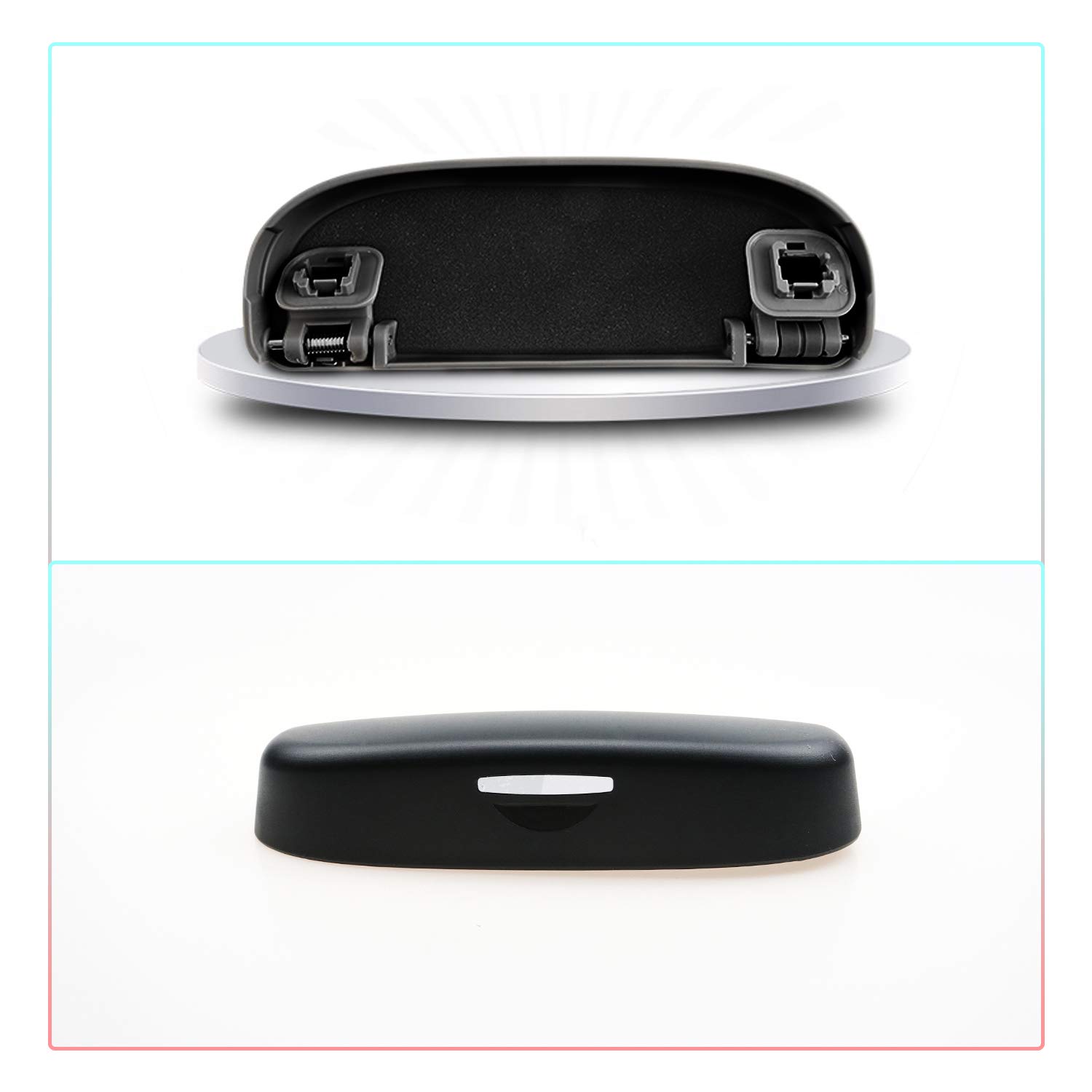CDEFG Kompatybilny z Toyota Yaris Cross 2021 2022 etui na okulary samochodowe Yaris Cross okulary przeciwsłoneczne uchwyt części zamienne - instaluje się na przednim uchwycie Yaris Cross akcesoria