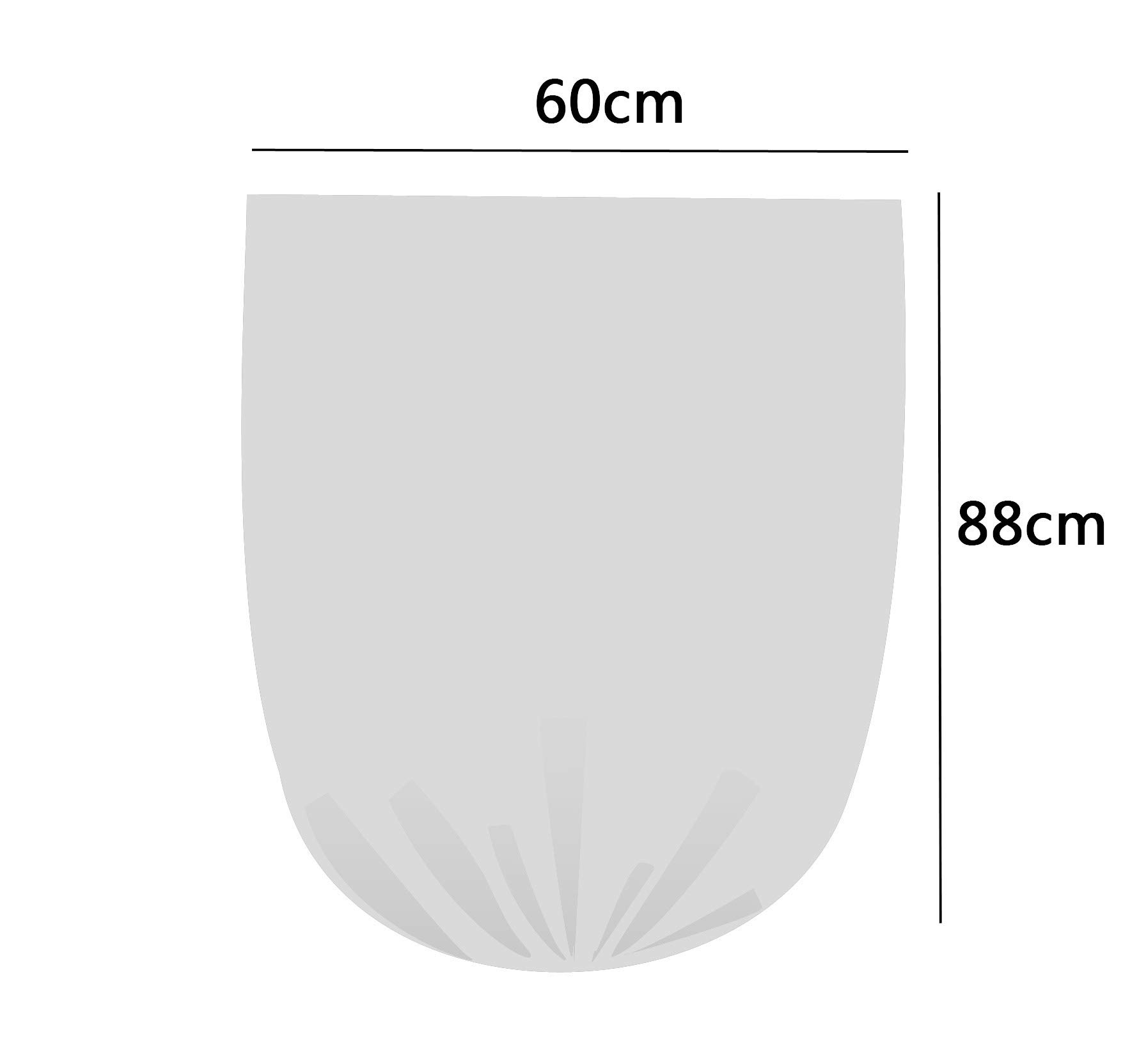 Sacchi per pattumiere trasparenti da 40 L, sacchetti per pattumiere, 200 sacchetti