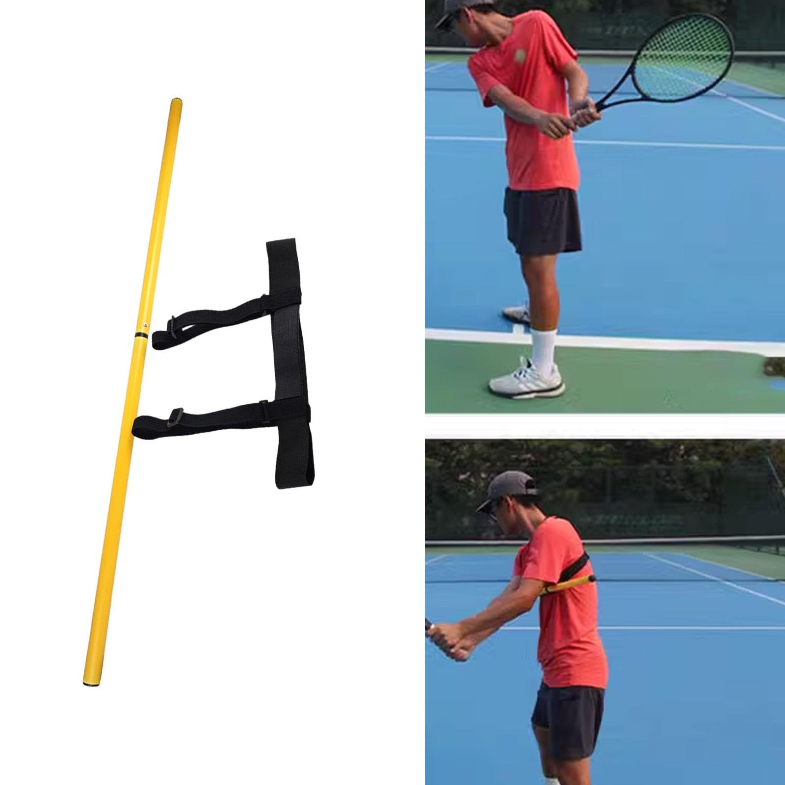 kowaku Tennis Backswing Training Aid Tennis Backswing Solution Gear Device Tool Auxiliary Practice Equipment for Park Backyard Yard
