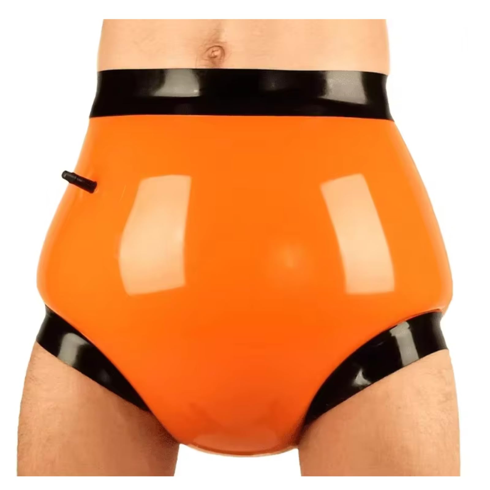 100% Latex Womens Slips Mittlere Taille Gummisharns Windeln Deckungen Unterhosen Unterwäsche Hosen
