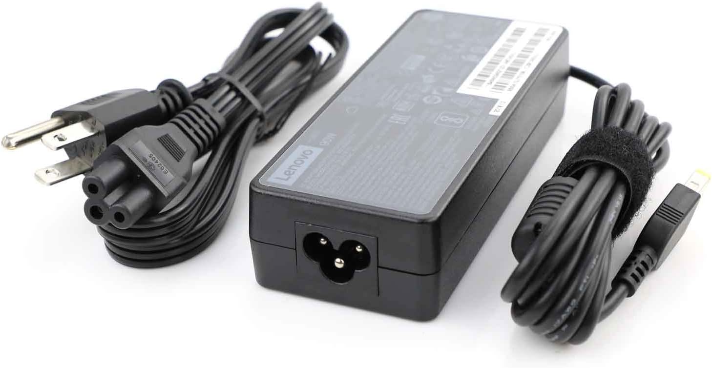 New Laptop Charger 90W watt Slim Square tip AC Power Adapter(Power Supply) with Power Cord Compatible/Replacement for Lenovo ThinkPad Yoga image 6 of 9 B07SBR1H36
