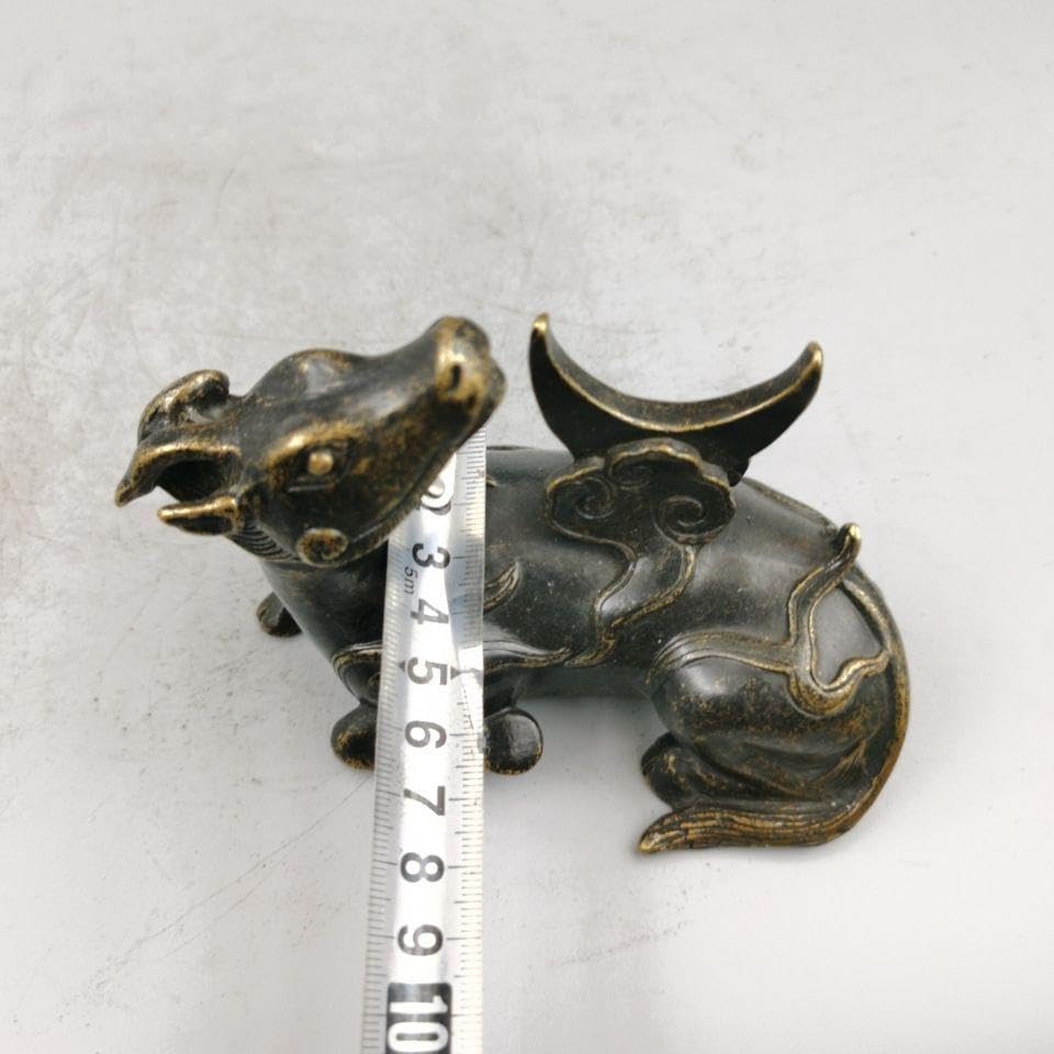 銅細工 犀牛望月 置物 茶寵 装飾品 工芸品 美術品 Amazon.co.jp: 銅細工 犀牛望月 置物 茶寵 装飾品 工芸品 美術品