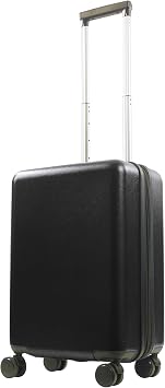 FUL Revolution 20.5 Inch Rolling Luggage, Hardshell Carry On Suitcase with Spinner Wheels, Black