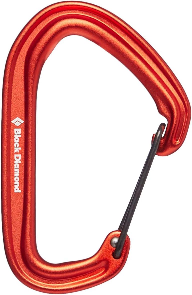 Black Diamond Equipment Hotwire Carabiner for Rock Climbing, Octane