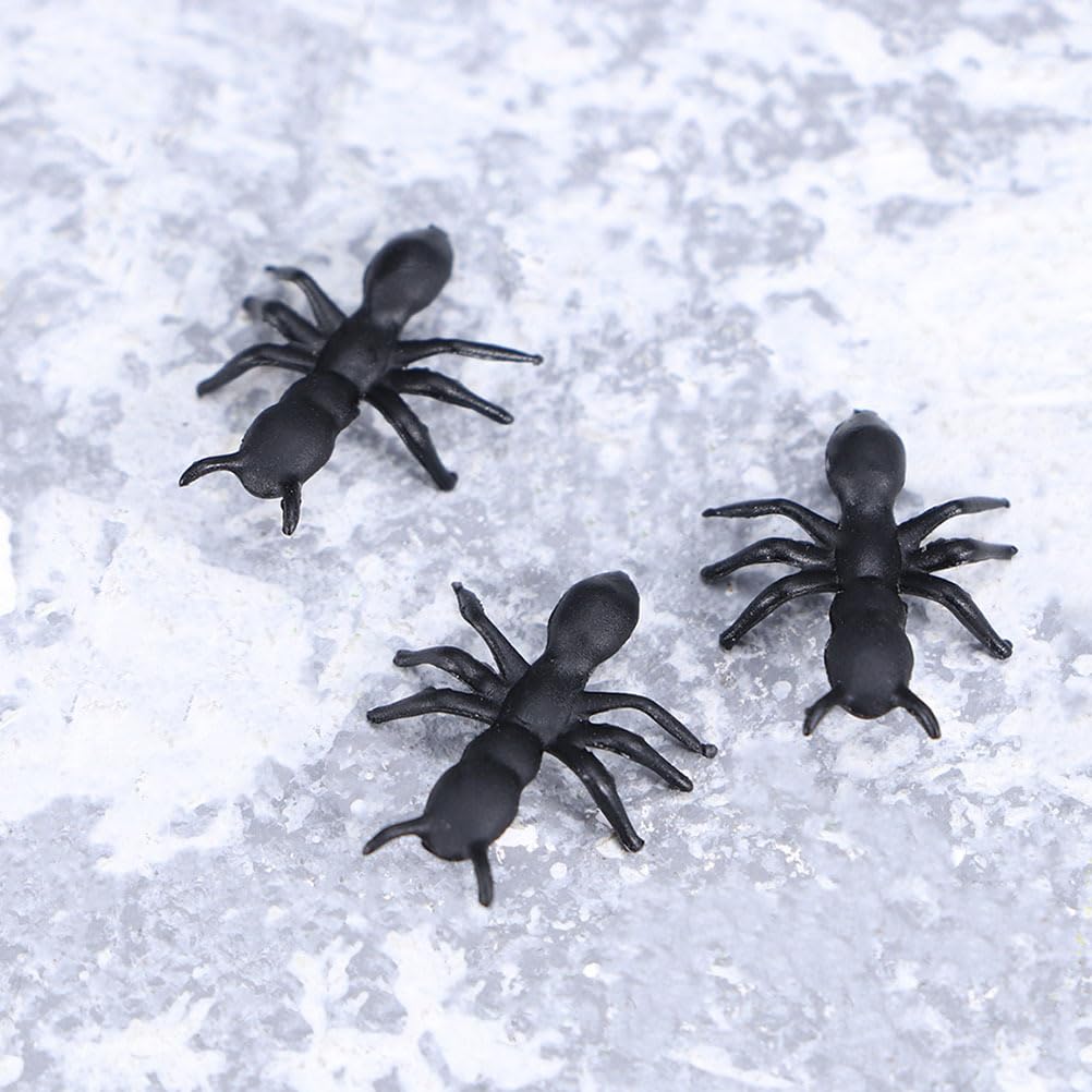 ibasenice Halloween Simulation Ants 100Pcs Plastic Fake Ant Toys Realistic Prank Decorations for Table Indoor Outdoor Party - Image 2